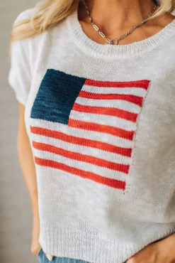 Americana Boyfriend Sweater Tee