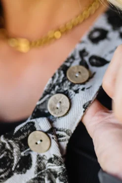 Antiqued Rose Wide Leg Overalls - BIBI