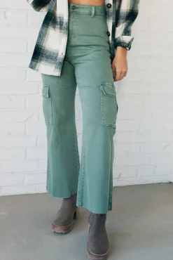 Arden High Rise Stretch Cargos