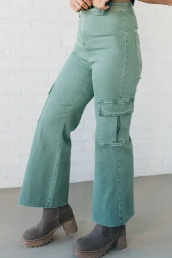 Arden High Rise Stretch Cargos