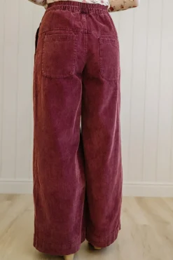 Betty Buttoned Corduroy Pants