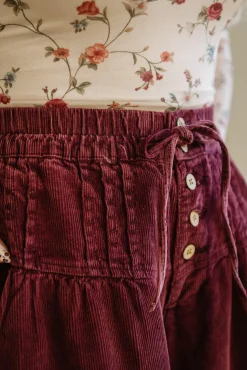 Betty Buttoned Corduroy Pants