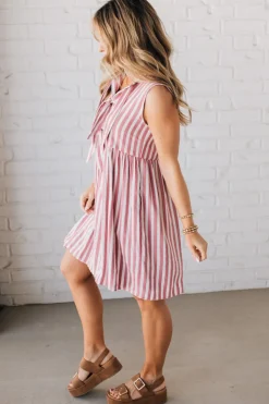 Bradie Bow Detail Mini Dress