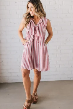 Bradie Bow Detail Mini Dress