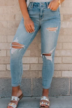 Bri High Rise Skinny Jeans - EUNINA