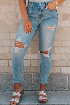 Bri High Rise Skinny Jeans - EUNINA