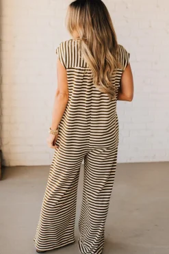 Charly Striped Jumpsuit