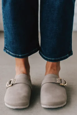 Cleo Slip On Buckled Slides