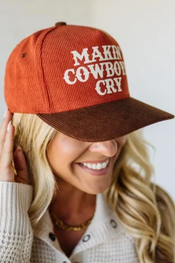Corduroy Cowboy Trucker Hat