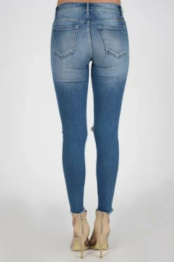 Courtney Distressed Skinny Jeans - KANCAN