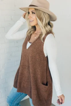 Cozy Pocket Sweater Vest