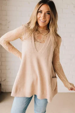 Cozy Pocket Sweater Vest