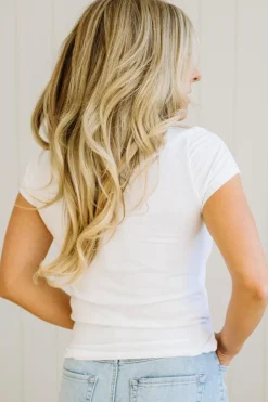 Dani Scoop Neck Baby Tee