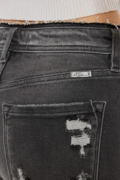 Daphne Distressed Mom Jeans - KANCAN