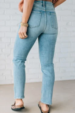 Demi High Rise Slim Ankle Jeans - EUNINA