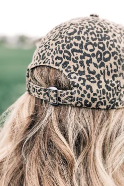 Distressed Leopard Hat