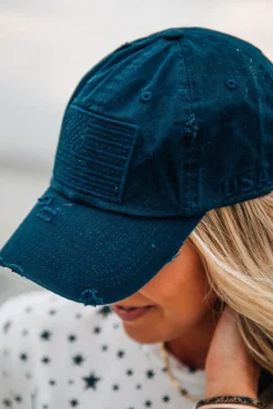 Distressed USA Hat