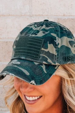 Distressed USA Hat