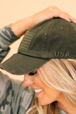 Distressed USA Hat