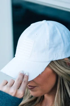 Distressed USA Hat