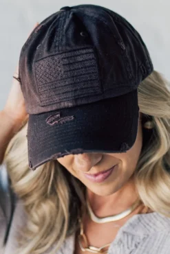 Distressed USA Hat
