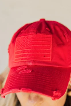 Distressed USA Hat