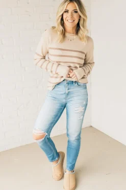 Drew Striped Sweater