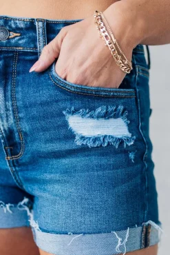 Esther Cuffed Shorts - ZENANA