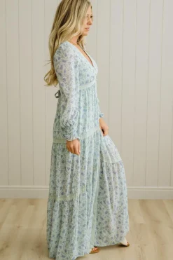 Floral + Lace Button Down Maxi