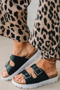 Gabi Double Strap Platforms