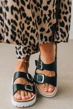 Gabi Double Strap Platforms