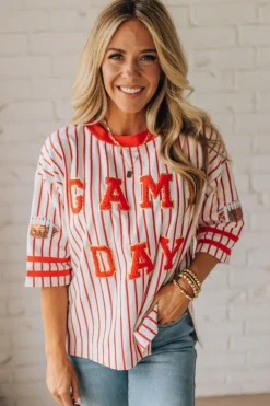 Game Day Football Glitz Tee