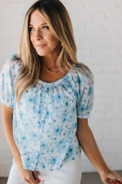 Garden Goddess Flowy Floral Top