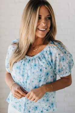 Garden Goddess Flowy Floral Top