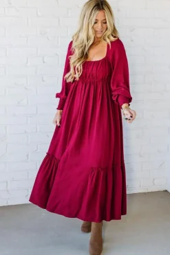 Gathered Empire Waist Maxi