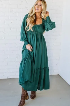 Gathered Empire Waist Maxi