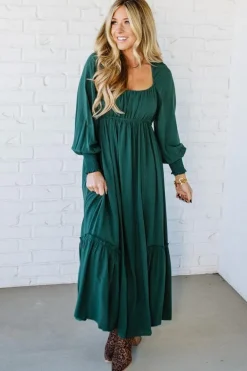 Gathered Empire Waist Maxi