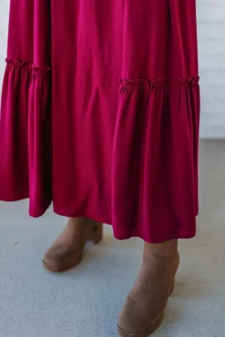 Gathered Empire Waist Maxi