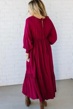 Gathered Empire Waist Maxi