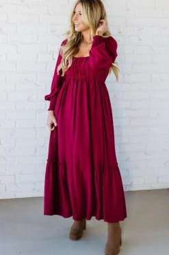 Gathered Empire Waist Maxi