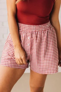 Gingham Boxer Shorts