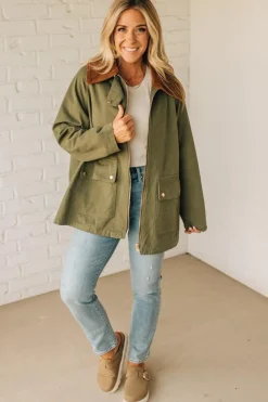 Gingham Lined Chore Jacket