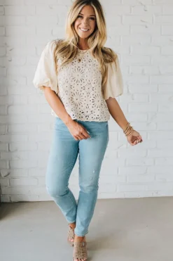 Glam Ready Crochet Top