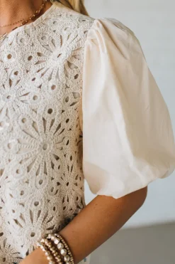 Glam Ready Crochet Top