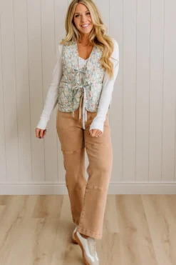 Hannah Drawstring Waist Denim