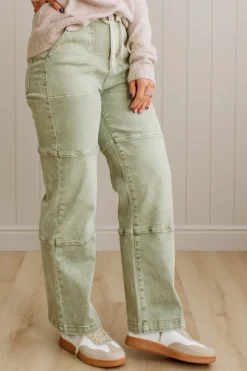 Hannah Drawstring Waist Denim