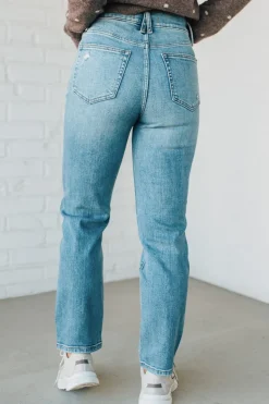 Heidi Classic Straight Leg Jeans - EUNINA