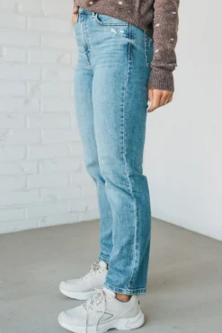 Heidi Classic Straight Leg Jeans - EUNINA