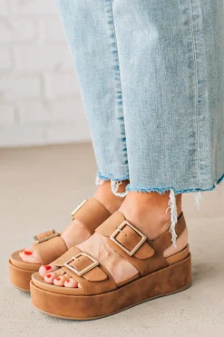 Jessie Slingbag Platform Sandals