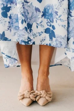 Jodi Bow Detail Kitten Heels